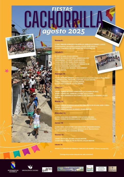 Imagen Cartel oficial y la programación de las Fiestas de Agosto 2025