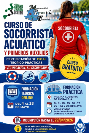 Imagen Del 4 al 8 de Mayo - CURSO SOCORRISTA Y PRIMEROS AUXILIOS en Moraleja.