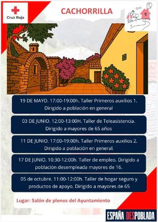 Imagen Del 19 de Mayo al 5 de Octubre - Cursos gratuitos de la cruz roja en Cachorrilla 2026.