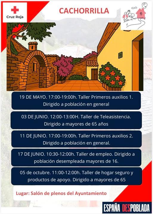 Imagen Del 19 de Mayo al 5 de Octubre - Cursos gratuitos de la cruz roja en Cachorrilla 2026.